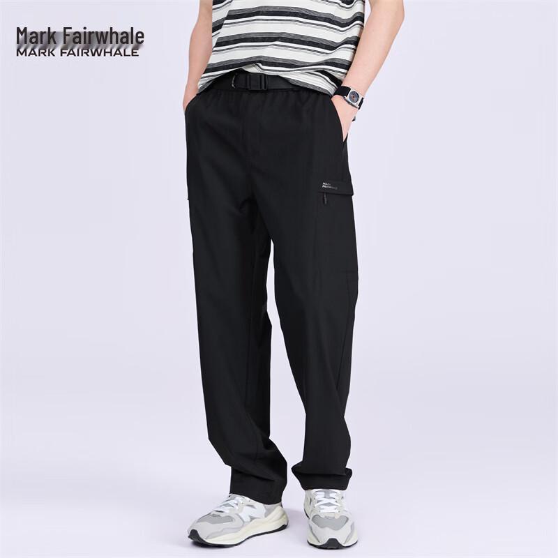 Mark Fairwhale Men s Belted Straight-Leg Cargo Pants L