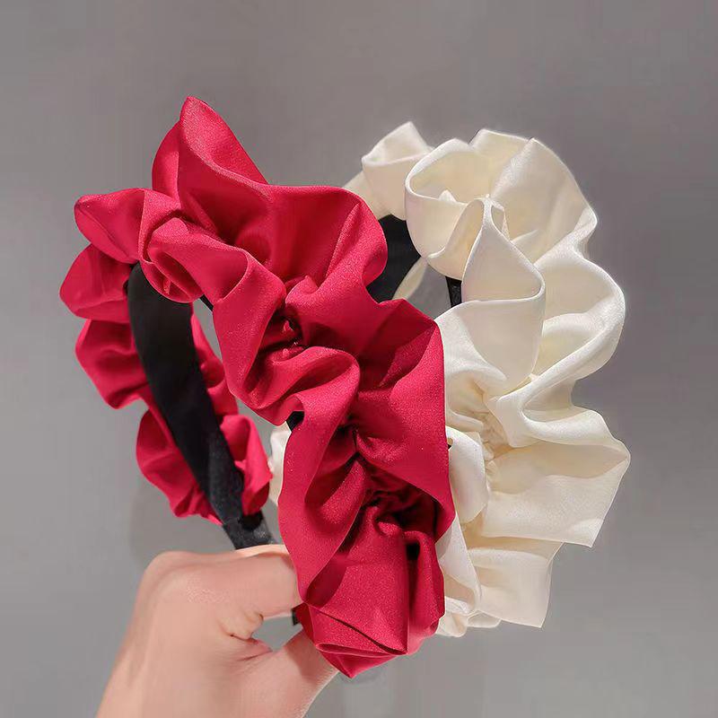 New Fashion Wide Hair Bands For Women Hair Holder Wash Face Headdress Solid Color Cloth Headband Hair Hoop Hair Accessories