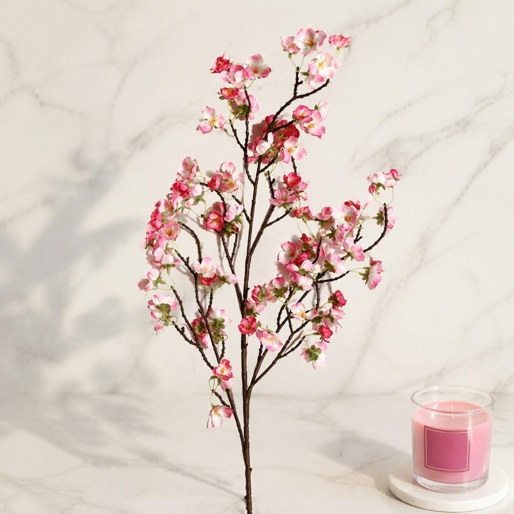 97cm Cherry Blossom Branches Deep Pink Color Faux Floral Branches Spring Season