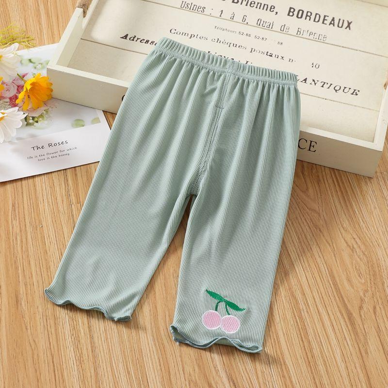 

Детские укороченные брюки Леггинсы для девочек Тонкий крой Верхняя одежда Детские бриджи Детские 120 CM