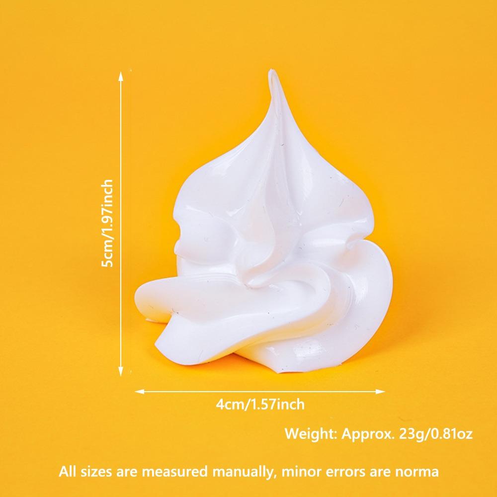 Mini Simulation Ice Cream Cone Realistic Miniature Kitchen Model DIY Craft Material  for Display