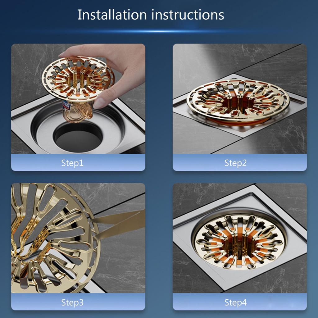 Effective Drain Trap Aromatic Anti-Backflow Drain Cover for Odor Prevention Stop Reeking Drains in Their Tracks Durable