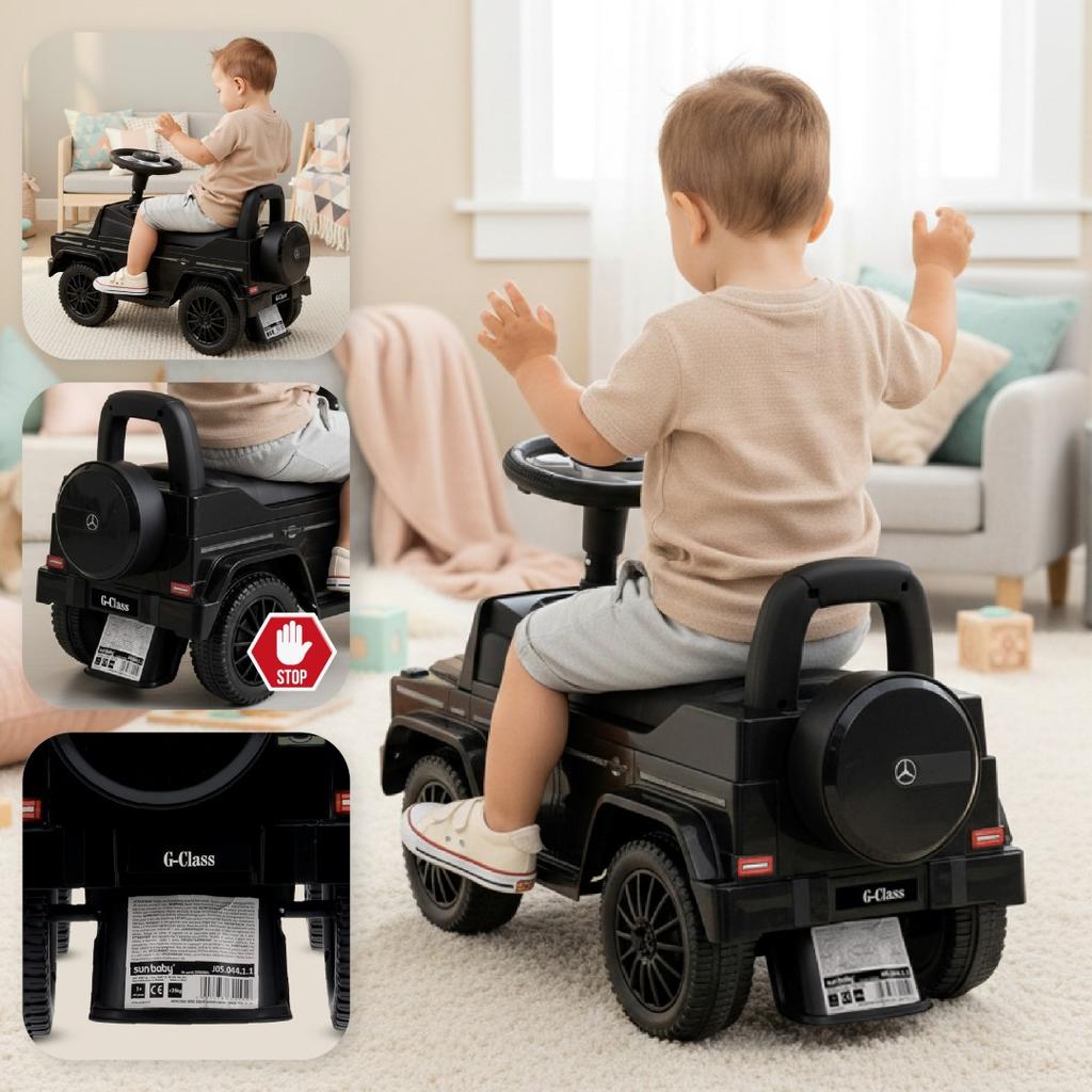 Draisienne Pousseur Déambulateur Pour Enfants Mercedes Benz Classe G Noir