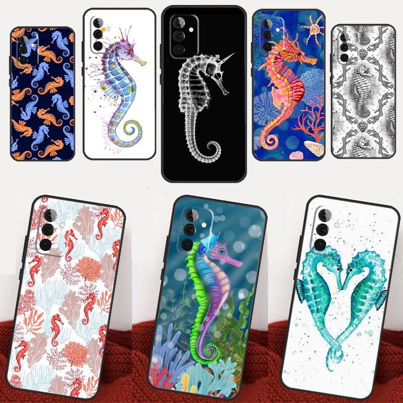 Seahorse Case For Samsung Galaxy A54 A34 A24 A14 A51 A71 A21S A53 A33 A23 A13 A12 A22 A32 A52 Coque