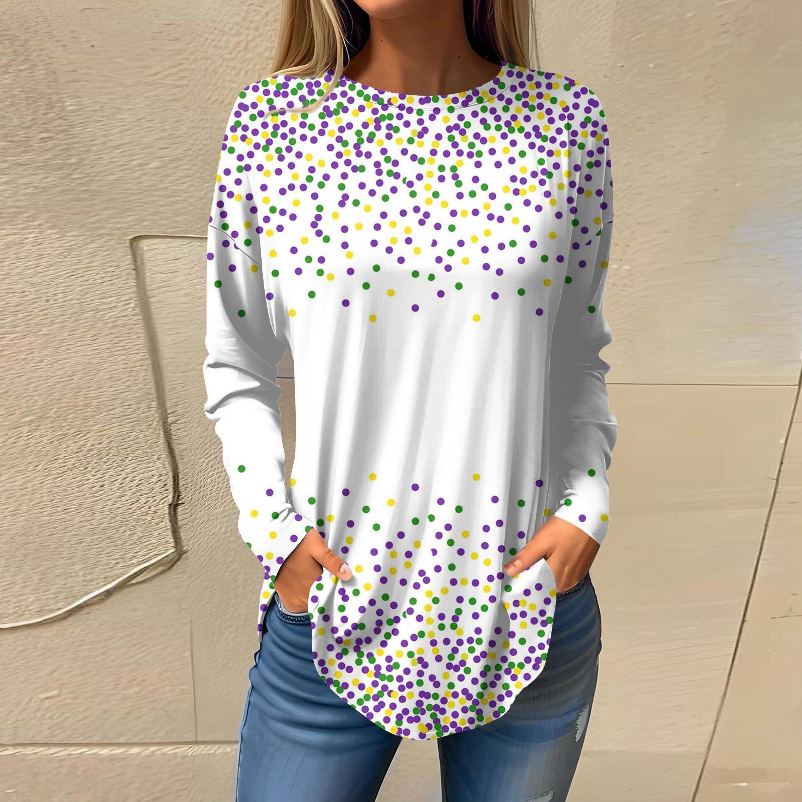 

Футболки для женщин, осенние повседневные рубашки с длинными рукавами, толстовка, топ, пуловер XL белый