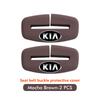 RVGH1 Car Seat Belt Protection Silicone Buckle Clip Cover For KIA Cerato Proceed Venga Stonic Picanto Sorento Stinger