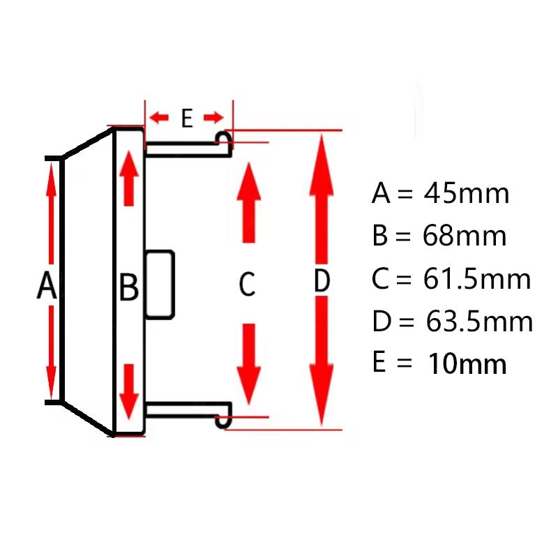 4Pcs/Set 68mm Fit 45mm Logo Car Vehicle Wheel Rim Center Hub Cap Cover No Logo Rim Hubcap Chrome ABS Plastic Car Wheels Parts
