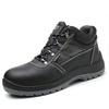 2025  Acceptable Custom Steel Toe Safety Shoes Rubber Outsole Anti Puncture Safety Boots   Work Protective Safety Shoes