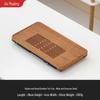 Jiumuqin Rectangular Bamboo Gongfu Tea Tray with Drainage