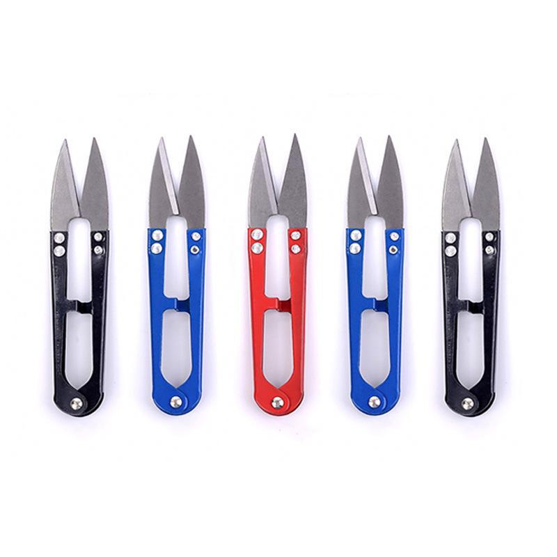 U-shaped Stainless Steel Thread Trimmer Scissors for Cross Stitch and Embroidery