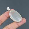 Selenite Pendant Natural Gemstone Pendant 925 Sterling Silver Pendant Handmade Pendant Selenite Jewelry Anniversary Gift Best Design Pendant