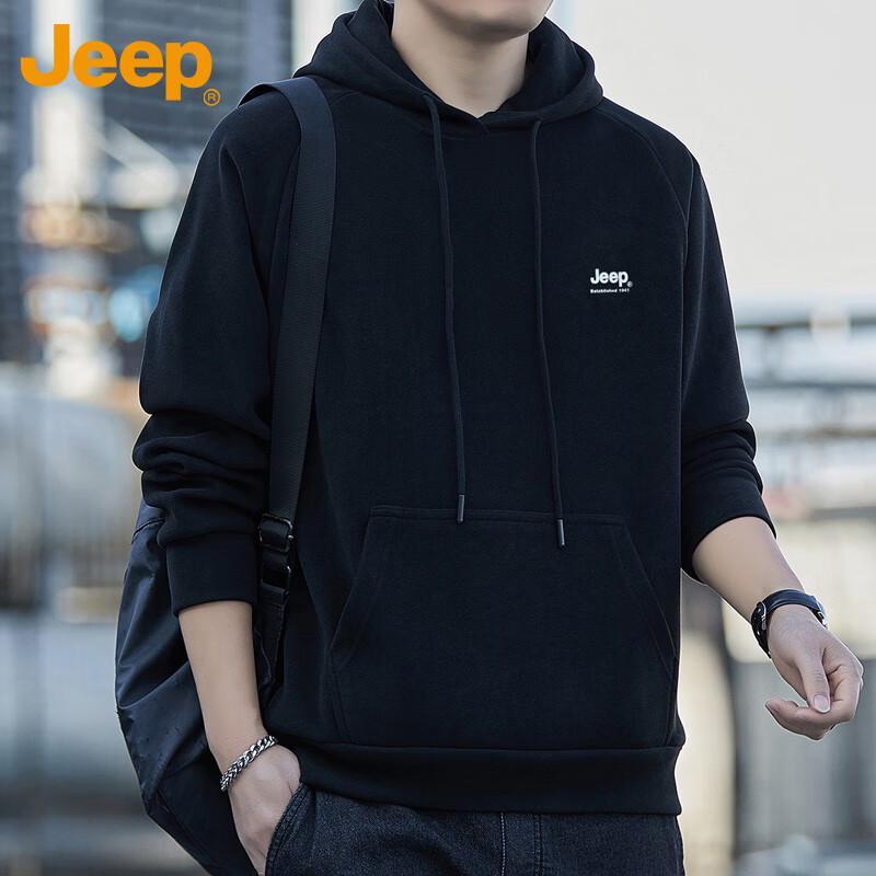 Jeep Men's Hooded Casual Sweatshirt