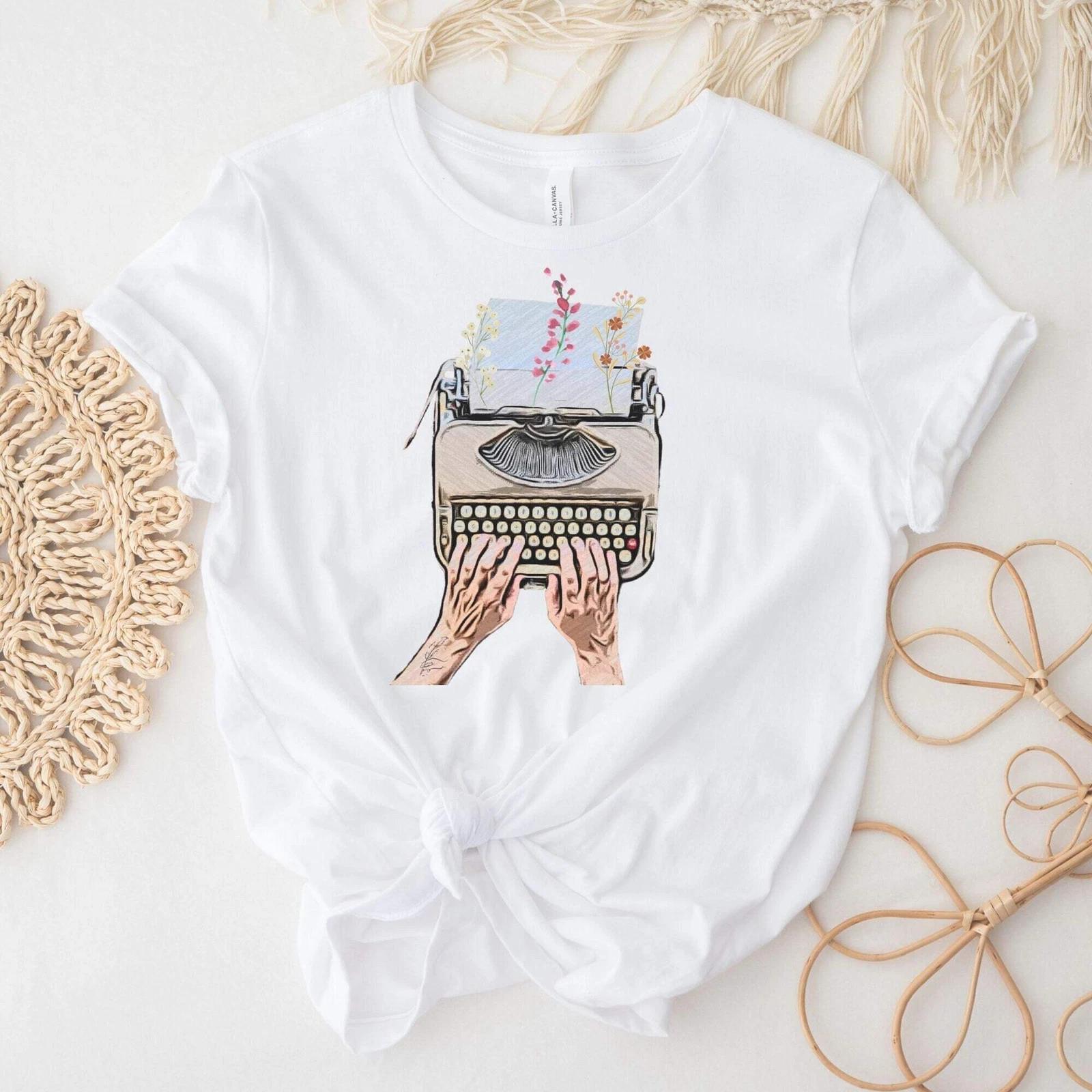 Writer Tshirt, Author Typewriter L