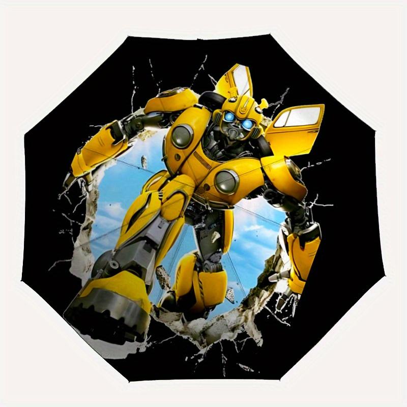 

1pc Transformer Robot Automatic Umbrella 8-Bone Design Compact Gear for Outdoor Travel, Perfect Gift for Friends or Family yy280828127