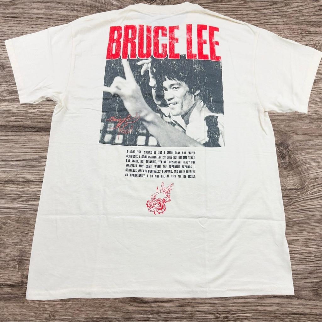 Bruce Lee Kung Fu Kampfsport Grafik T-Shirt für Erwachsene Größe 2X-Large Unisex T-Shirt