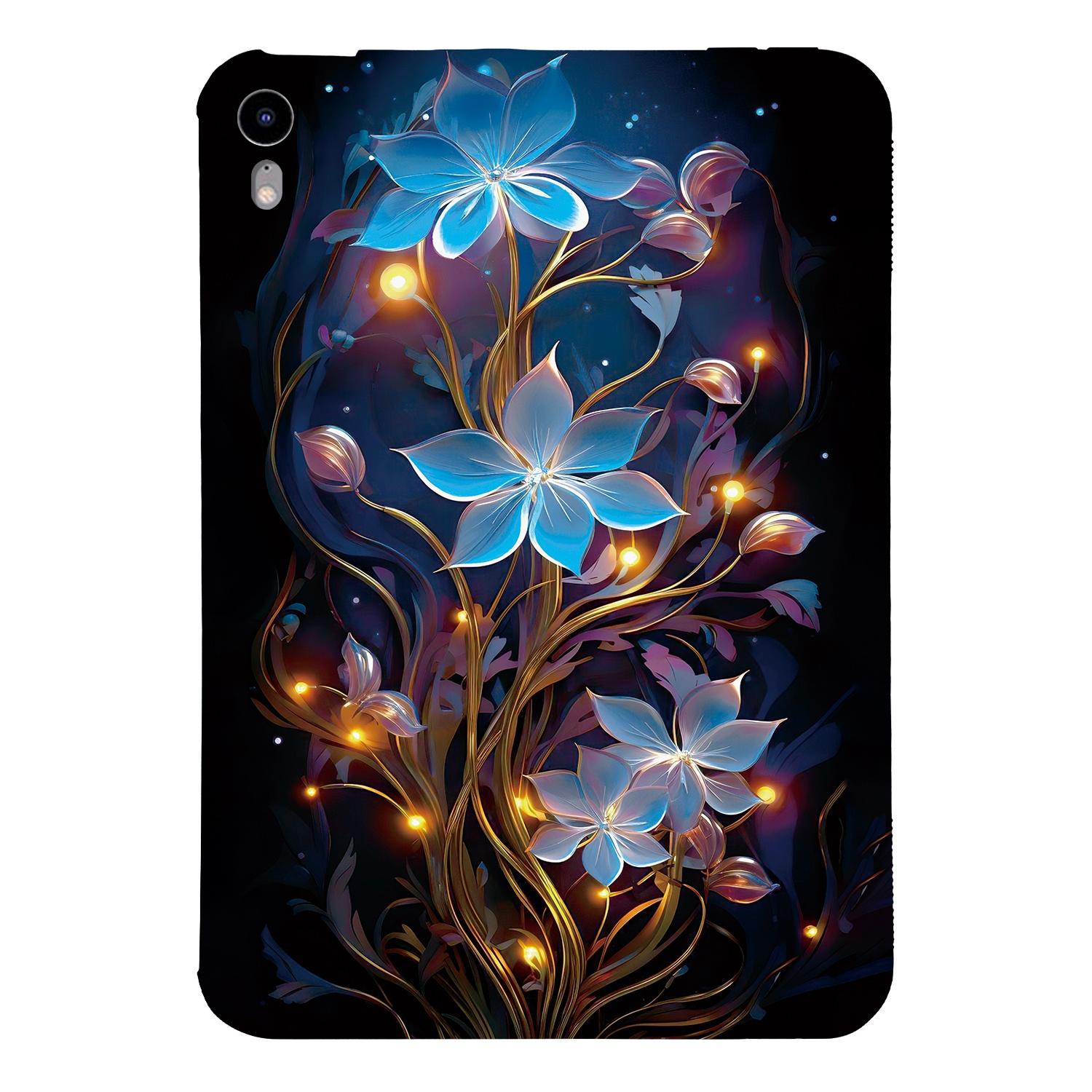 

Для iPad мини (2024)/(2021) Чехол с печатью рисунка Тонкий Мягкий ТПУ Чехол для планшета Small Lantern Flower