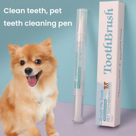 Pero na zubní kartáček pro domácí mazlíčky Pero pro rozjasnění zubů psa Nástroj na odstraňování zubního kamene Pero na čištění zubů pro kočku psa Dentální péče Prevence onemocnění dásní