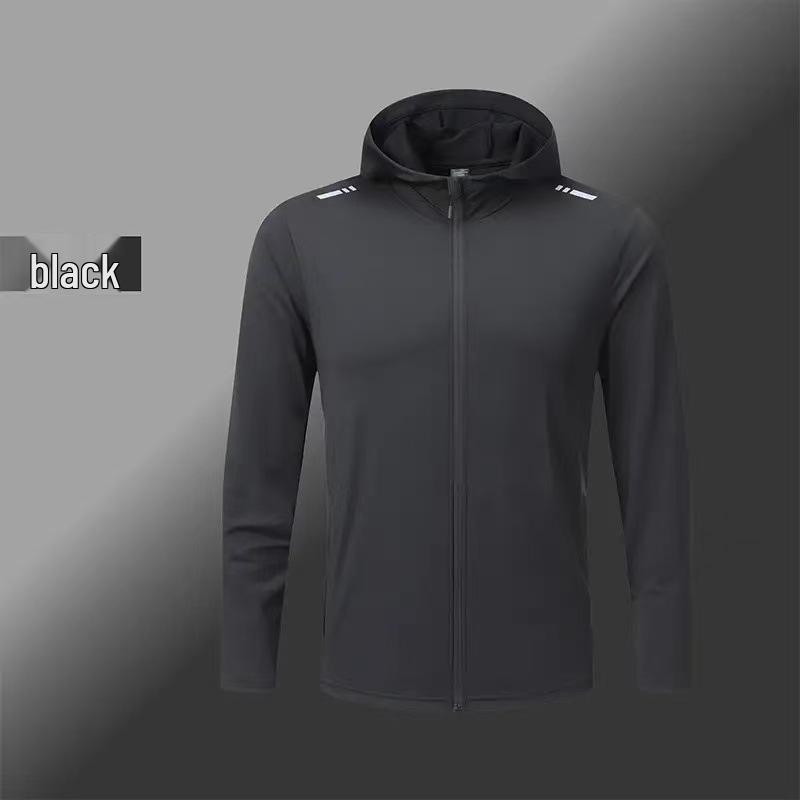 Men's Quick-Dry Hooded Windbreaker: Autumn/Winter Sports Jacket for Running & Training