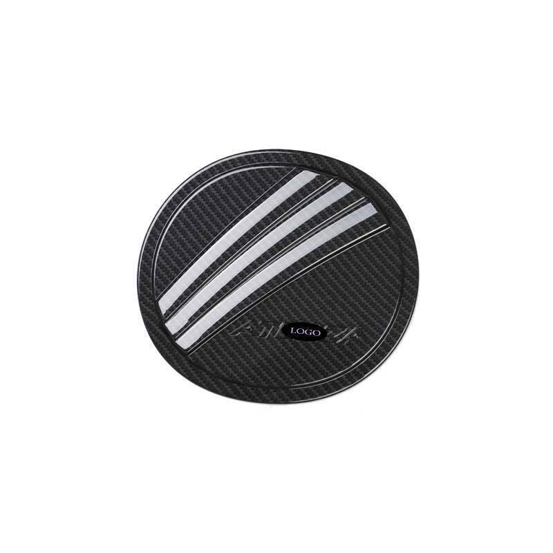 For Mazda 6 Atenza 2018-2022 Carbon Fiber Exterior Fuel Tank Cap Cover Trim 1pcs