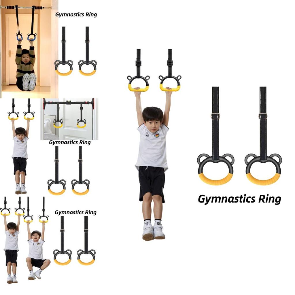 Children's Gymnastic Rings Indoor Home Use Height-boosting Training Equipment For Kids