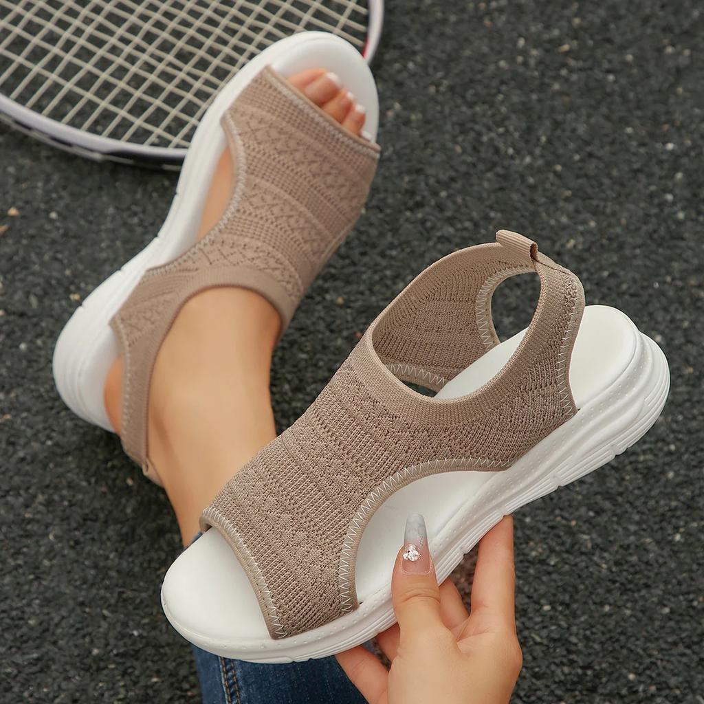 Fashion Women Platform Sandals Summer 2025 Sexy Beach Wedge Sandals Thick-soled Fashion Casual Designer Shoes Women Sandalias De Mujer
