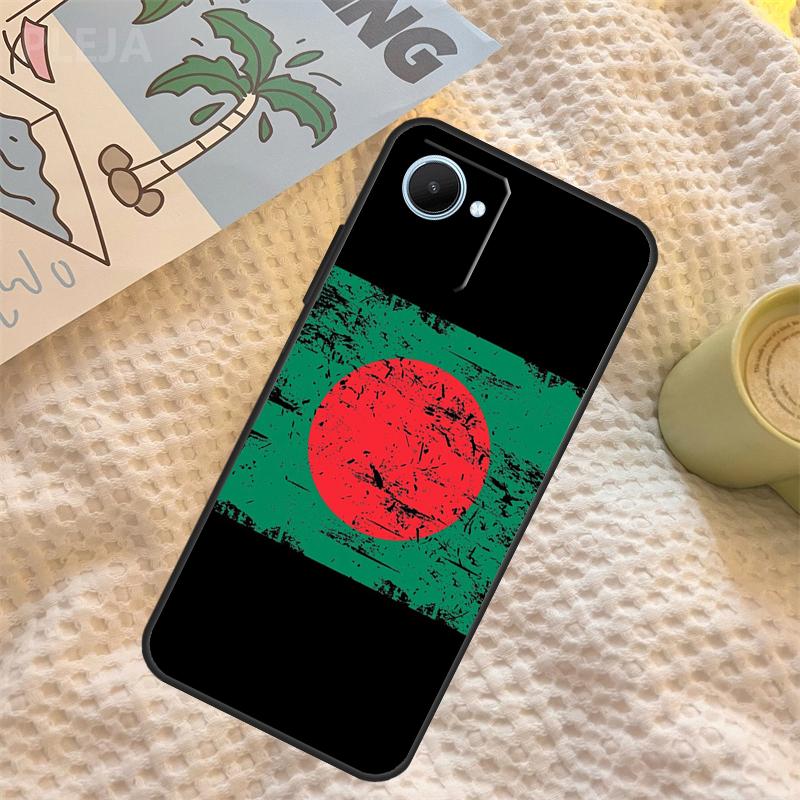Bangladesh Flag Case For Realme GT6 GT7 Pro C67 C65 C63 C61 C55 C53 C51 C35 C71 C75 11 12 13 14 15 Pro Plus