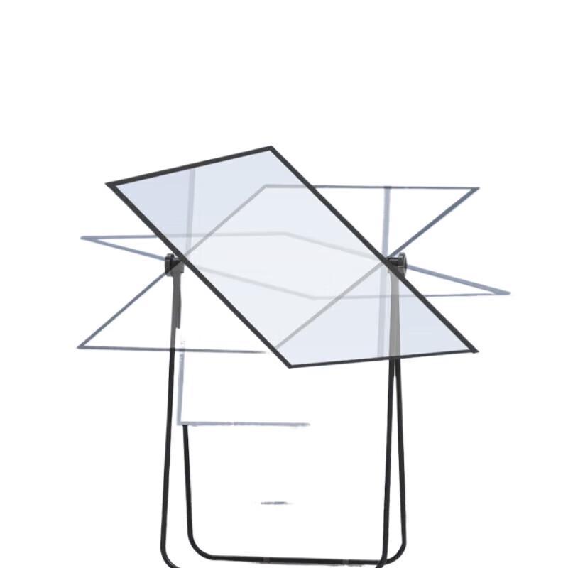 KEMI 60x90cm Double-Sided Magnetic Whiteboard with U-Stand