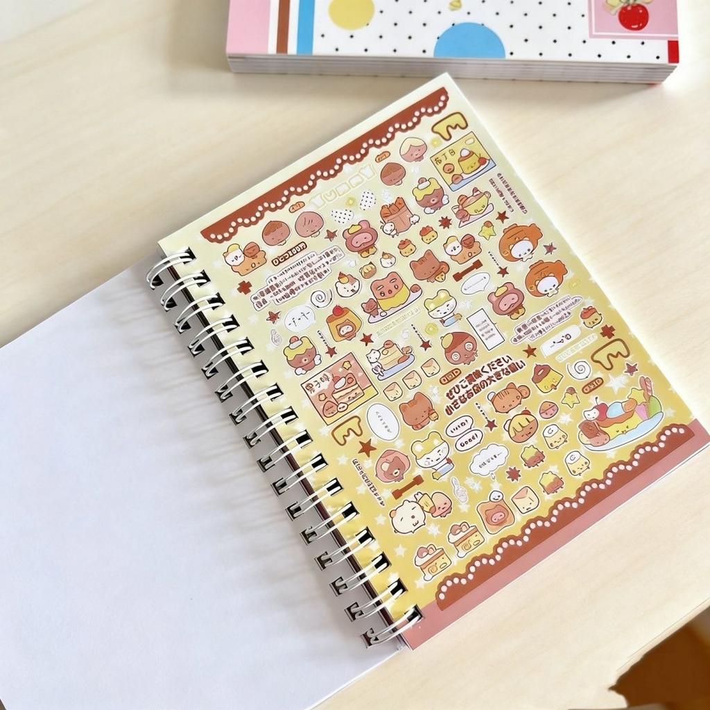 32-page Sticker Book Japanese Cute Childish Fun Paradise Sticker Book Cute Little Things Touch Film Matte Film Sticker Book Gift