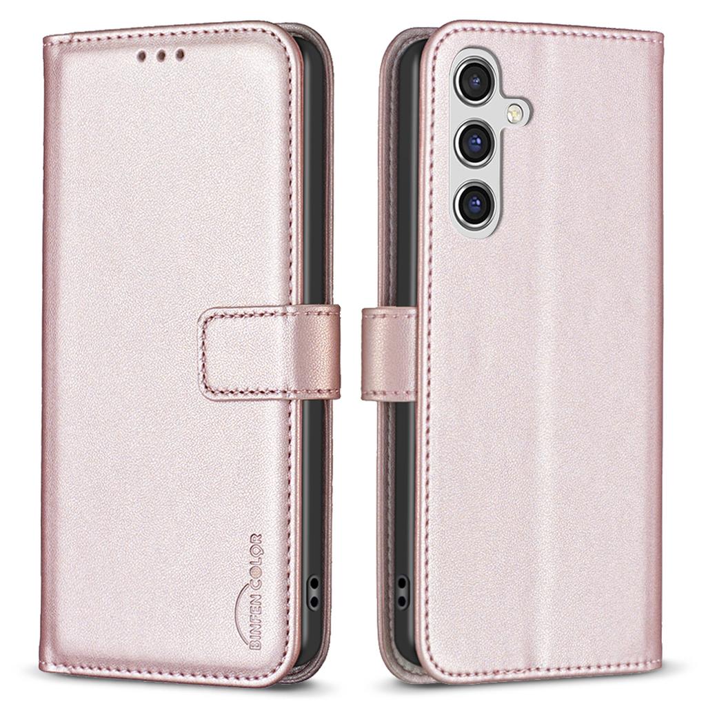 BINFEN COLOR BF17 Für Samsung Galaxy A56 5G Hülle Brieftasche Folio Klapp Lederhülle