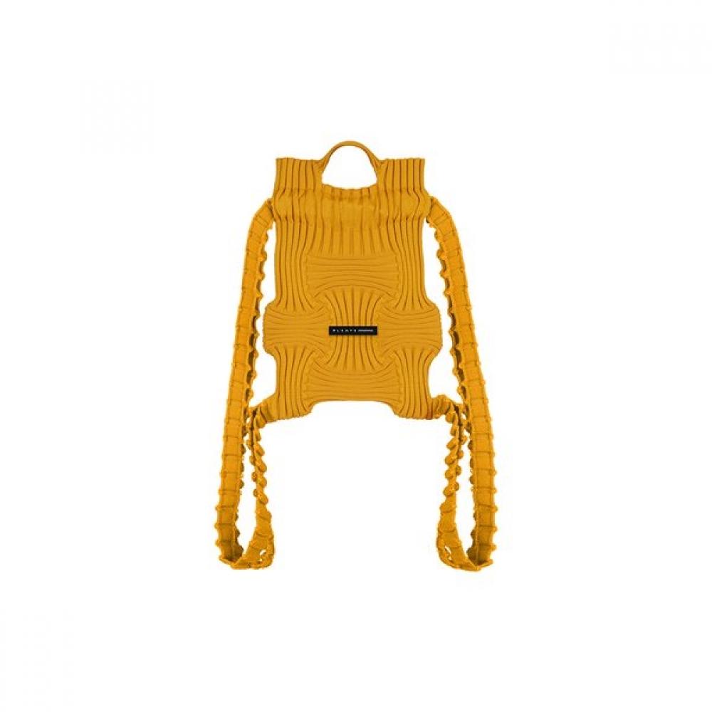 

Pleatsmama Mini Bow Backpack Mustard Single option