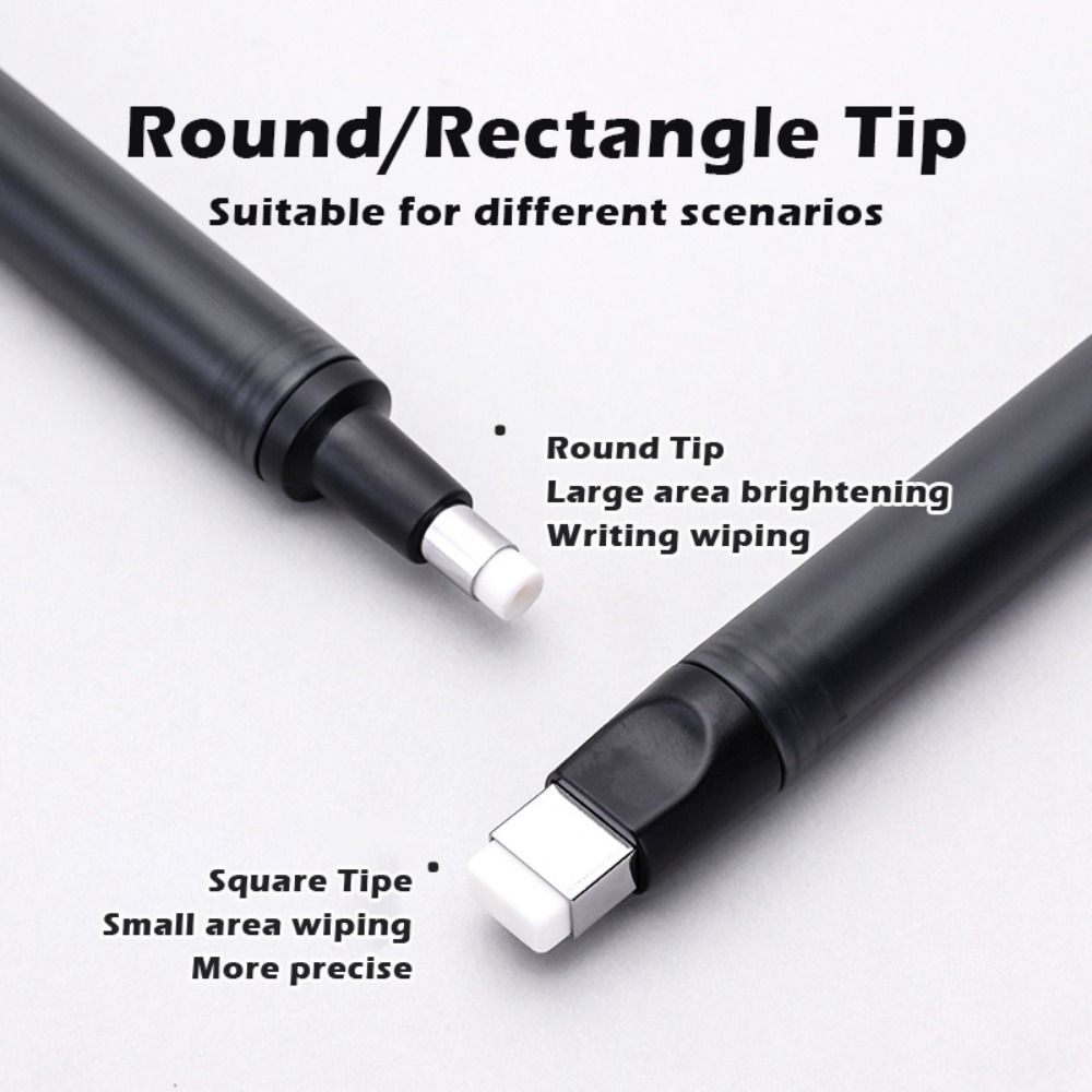 Refillable Eraser Pen Press Mechanism Correction Rubber Sketch Drawing Eraser  Pencil Correction