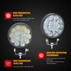 1PCS Led Work Light 14/16LED 42W 48W 63W 96W 6000K 2835 MINI Square Circle Flash White Yellow LED Driving Fog Lamp Bar 12V 24V