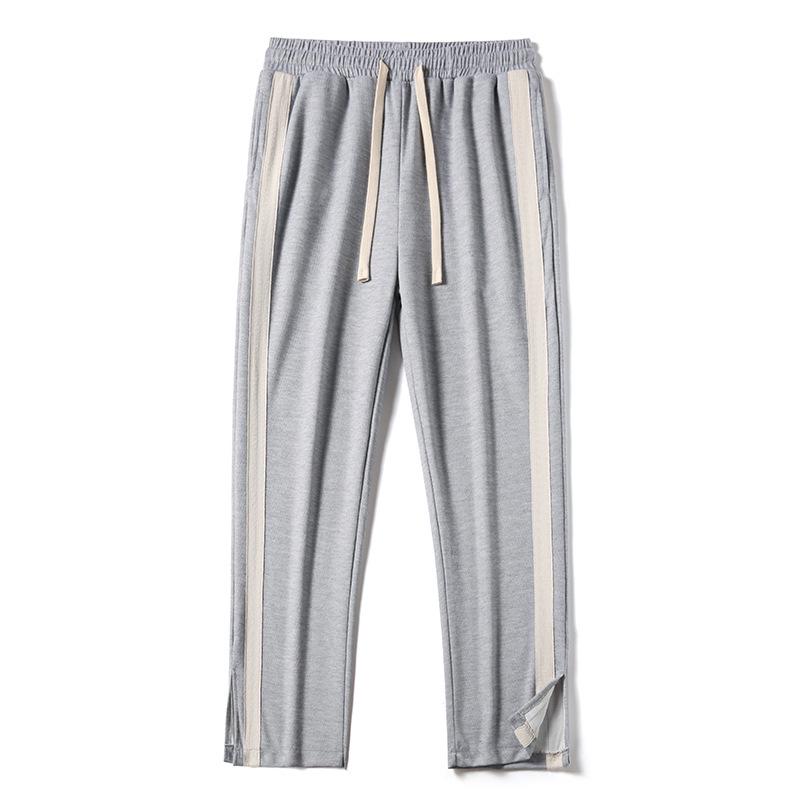 Pantaloni da uomo alla moda a vestibilità larga: Pantaloni della tuta casual dritti versatili taglia EU 25 Primavera/Autunno