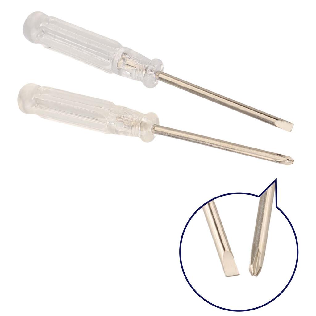 Dual Pack of Miniature Screwdrivers Size 3 74Inch Perfectly Compact