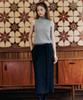 LOVEUSU Friends Ribbon Skirt (Black)