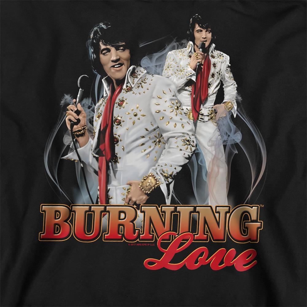 Elvis Unisex Adult Burning Love Sweatshirt