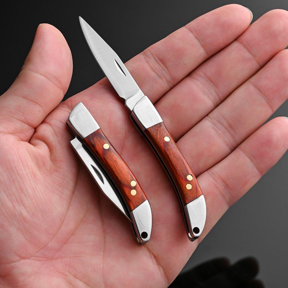 Rust-resistant Portable Sharp Cutter High Hardness Fruit Peeling Cutter Cutting Fruit коричневый