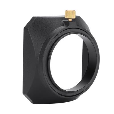 Parasolar pătrat de 46 mm pentru camera video DV Filtru lentilă pentru cameră video digitală sau filet cilindric