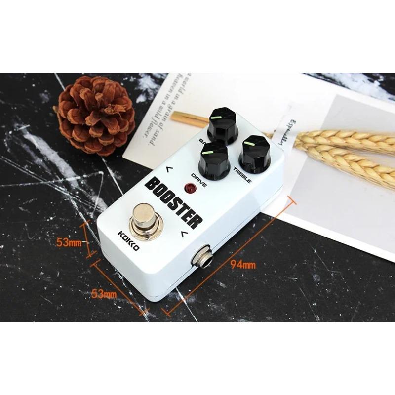 Electric Guitar Effect Pedal Booster Two Band EQ Mini Pedal Tone Boost for Electric Guitar Bass Guitar Parts Accessories