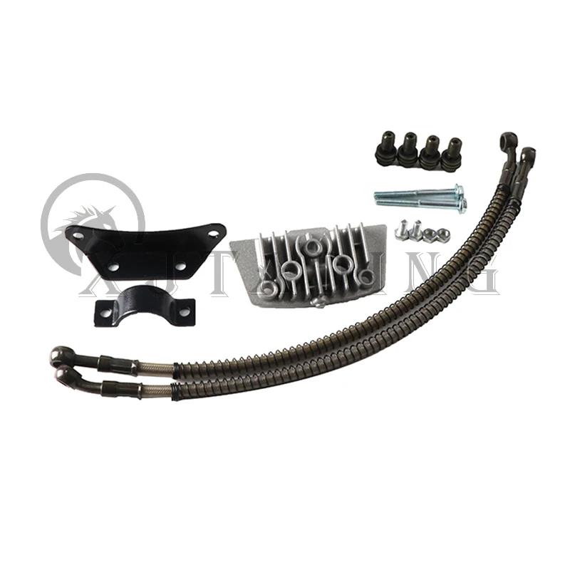 Motorcycle Oil Cooler Dirt Bike Oil Radiator For Honda Monkey Pitbike 50cc-125cc 140cc Yamaha Moped Enduro Motocross Accessories