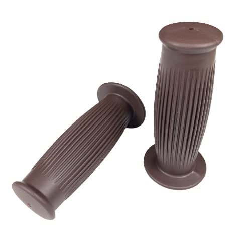 [D'sStrano] Barrel Non-penetrating Grip Barrel General Purpose Bike Motorcycle Custom Dress Up (brown, 1 Inch)