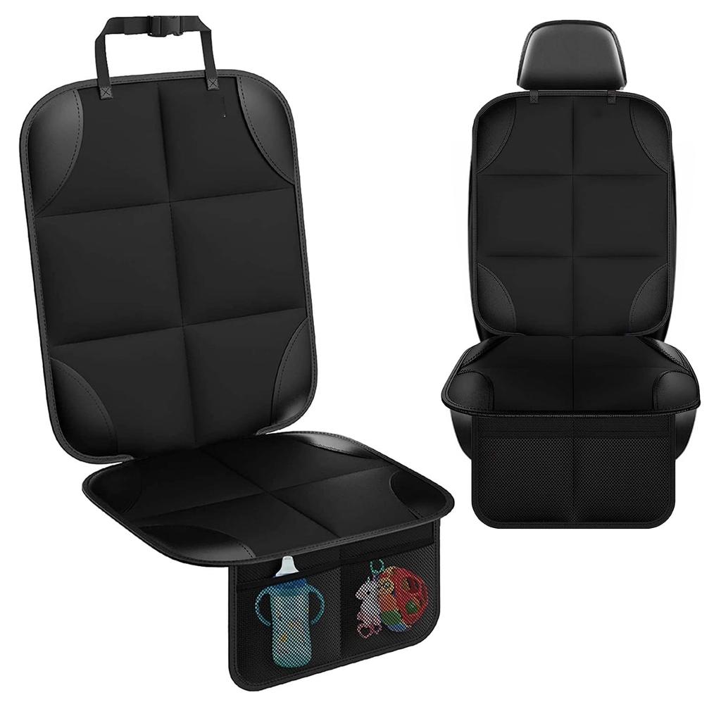 Protective Mat For Single Seat Alogy Seatshield™ Pad Under Child Car Seat Car Protector Black