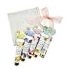Gift, Celebration, Hand Cream 5-Piece Set and Handkerchief, Pink