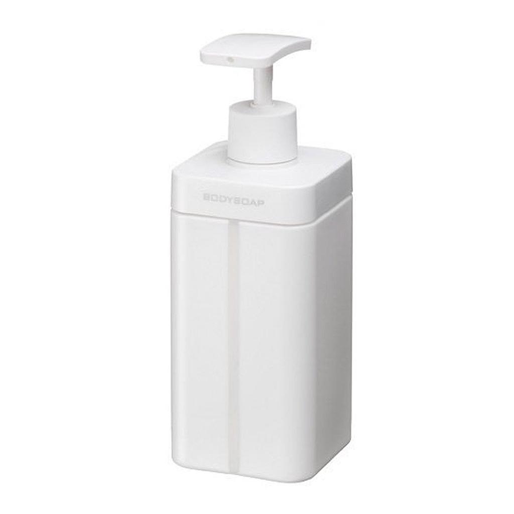 I'mD RETTO Dispenser L Body Soap White RETDSL BW 800ml Capacity Large Capacity Refill Bottle Wide Mouth
