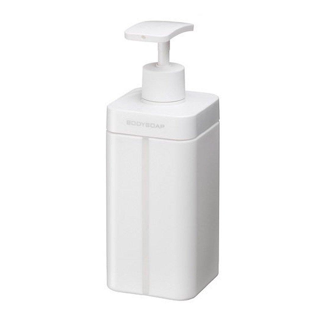 

I mD RETTO Dispenser L Body Soap White RETDSL BW 800ml Capacity Large Capacity Refill Bottle Wide Mouth
