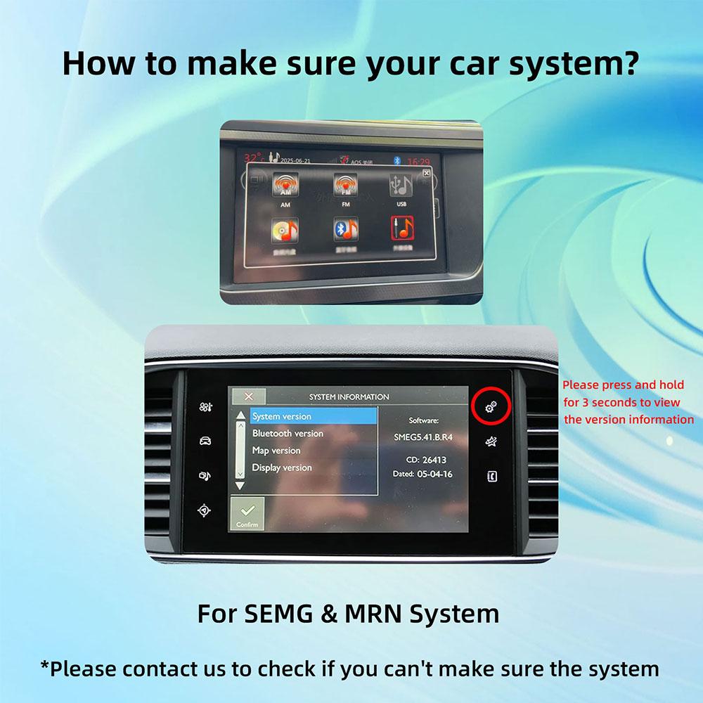 ANYFAR Bezprzewodowy Moduł Carplay Android Auto Dla Peugeot 208 308 508 3008 Citroen C4 DS3 DS4 DS5 SMEG MRN Mirror Link Multimedi