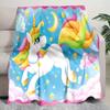 Unicorn Fantasy Blanket Soft Comfortable All Seasons Perfect Sofa Office Nap Travel Birthday Gift Christmas Present