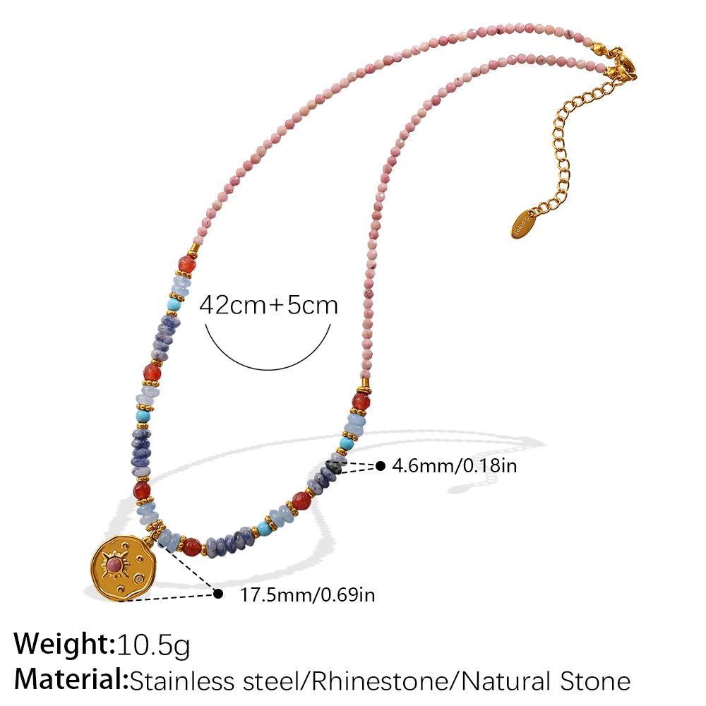 

2025, national style retro irregular beaded new Chinese design versatile necklace