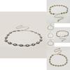Vintage Metal Hollow Woman Waist Chain With Crystal Buckle For Summer Fashion Accessory