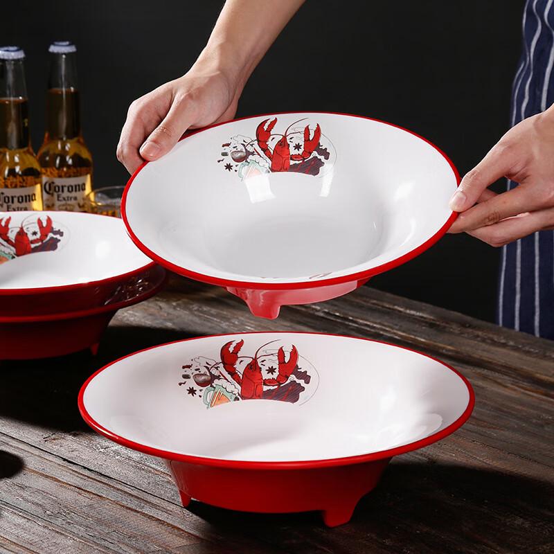 VAKADA Commercial Melamine Round Platter